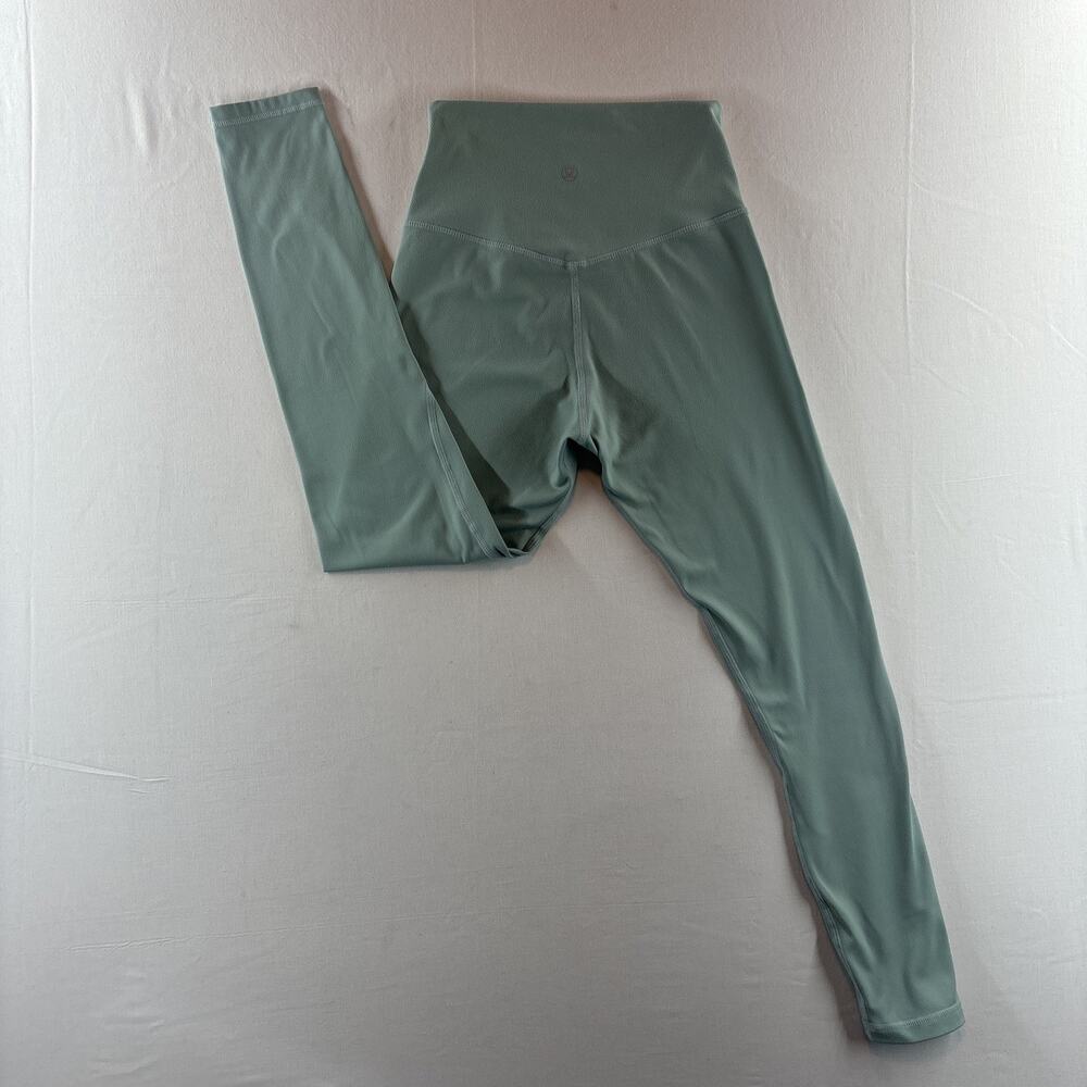 Lululemon Womens Athletic Pants Teal Mint Green Yoga Leggings Size/styl Unknown